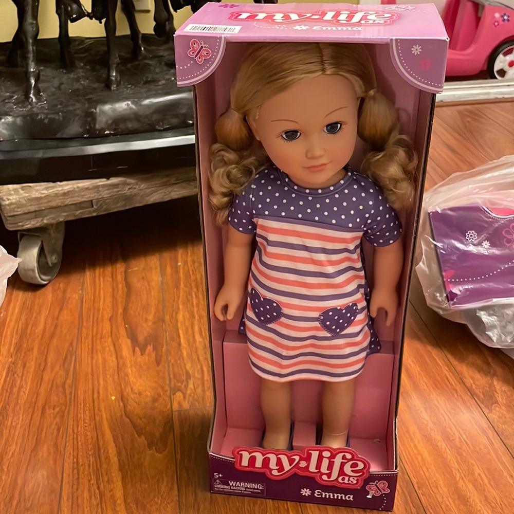 My Life As Poseable Everyday 18" Doll, Blonde Hair, Blue Eyes, Light Skin Tone